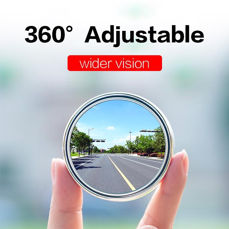 Gương Chiếu Hậu Góc Rộng Xoay 360 Độ Cho Xe Hơi
