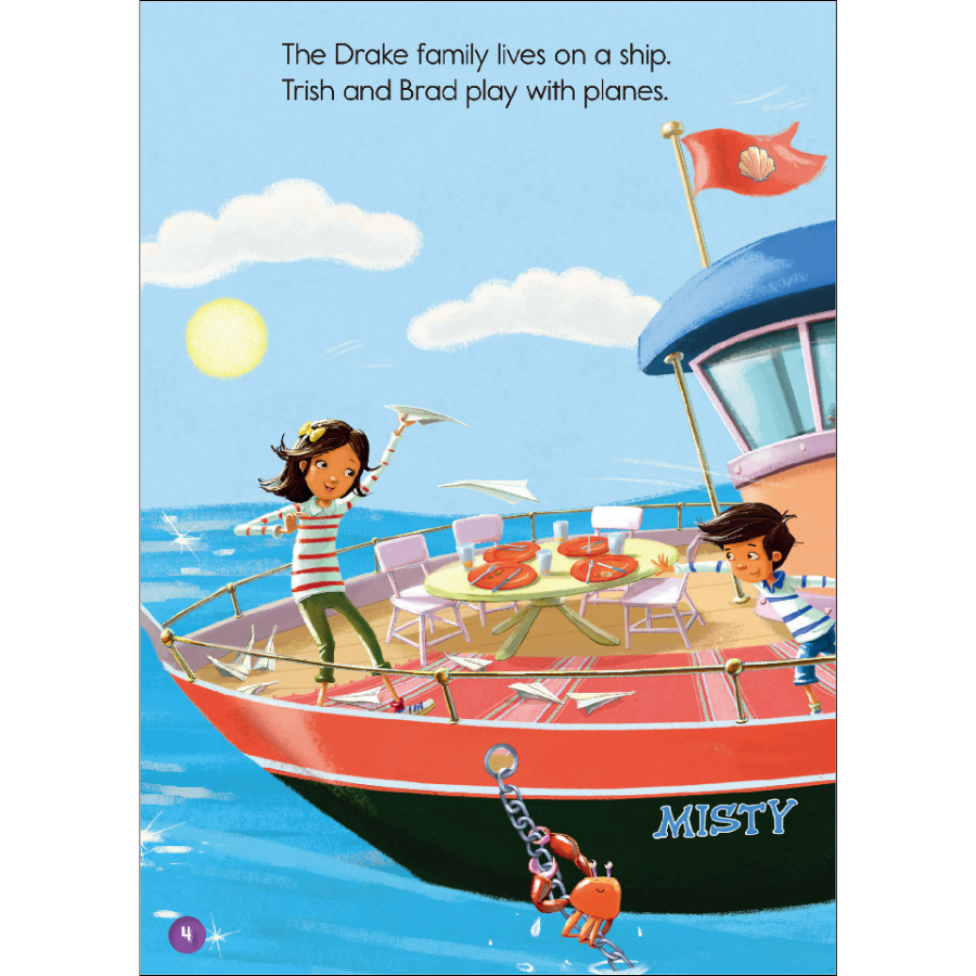 Oxford Phonics World 4 Reader 1  On A Ship