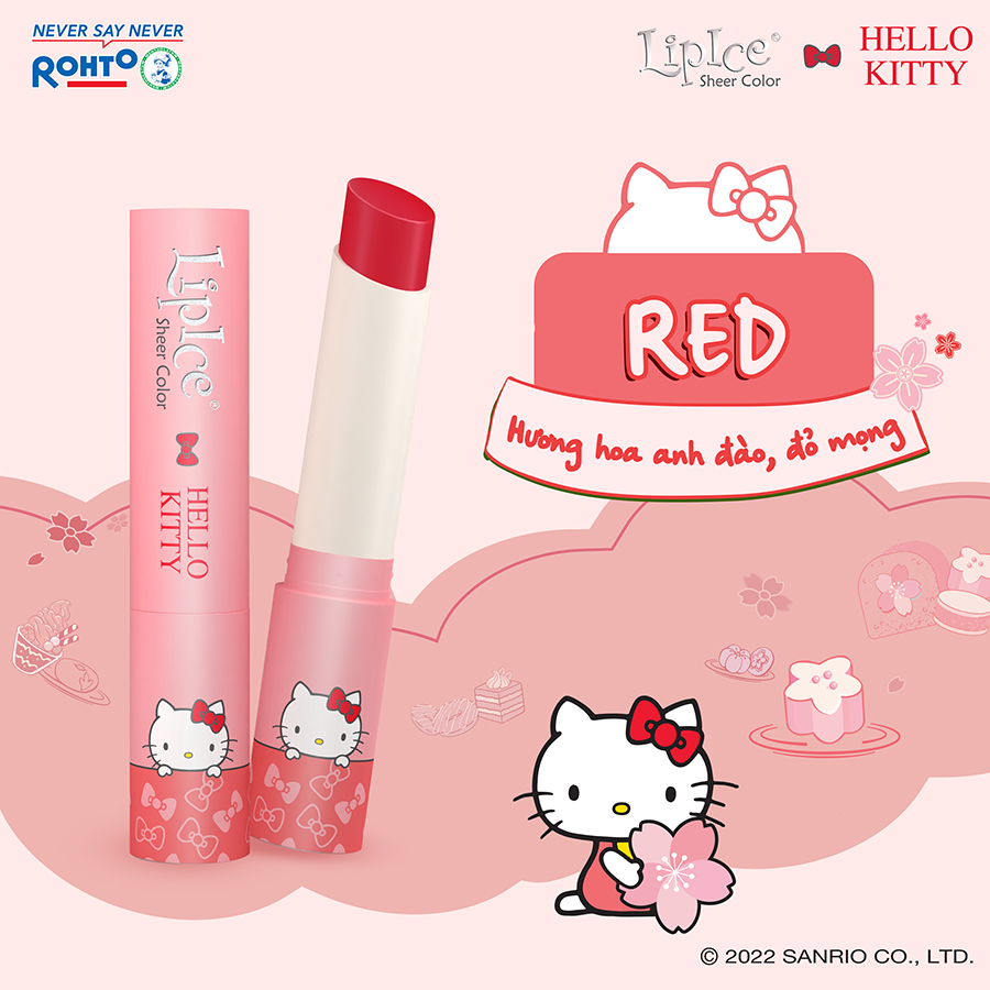 Son dưỡng Lipice Sheer Color (Phiên bản Hello Kitty giới hạn)