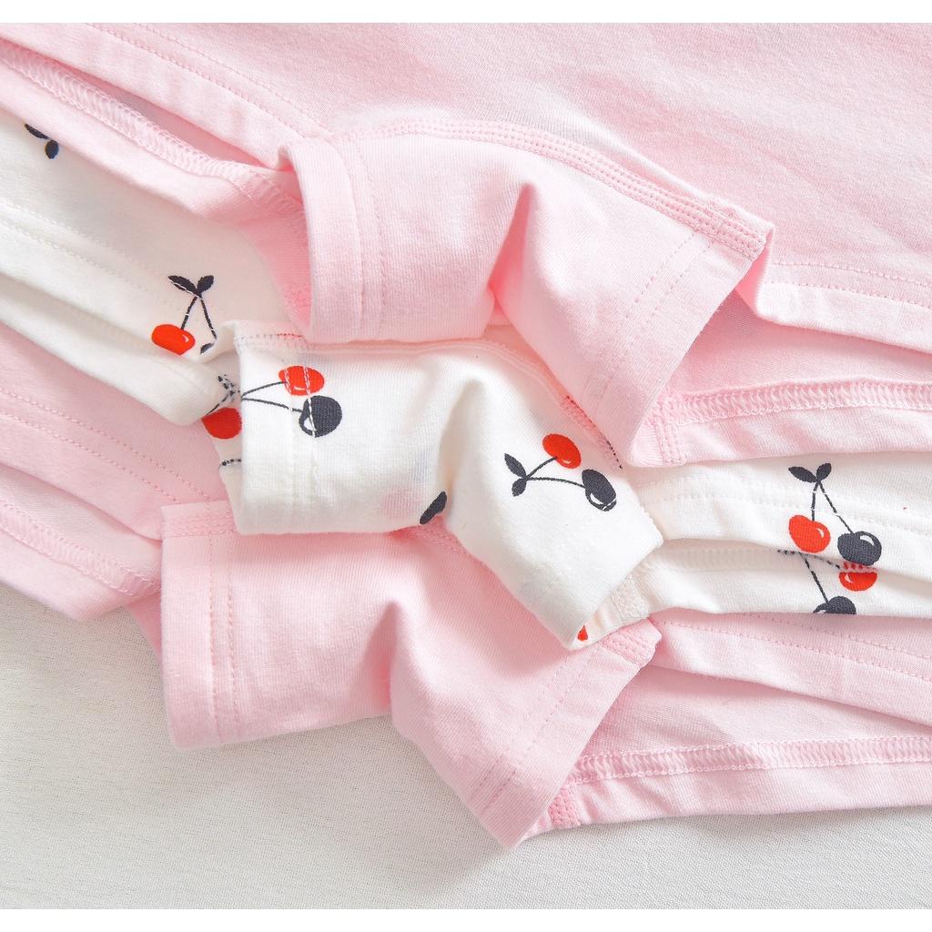 Quần chip bé gái 3-12 tuổi set 3 chiếc hãng TEENGO, Quần lót cho bé xuất Nhật vải cotton siêu co giãn