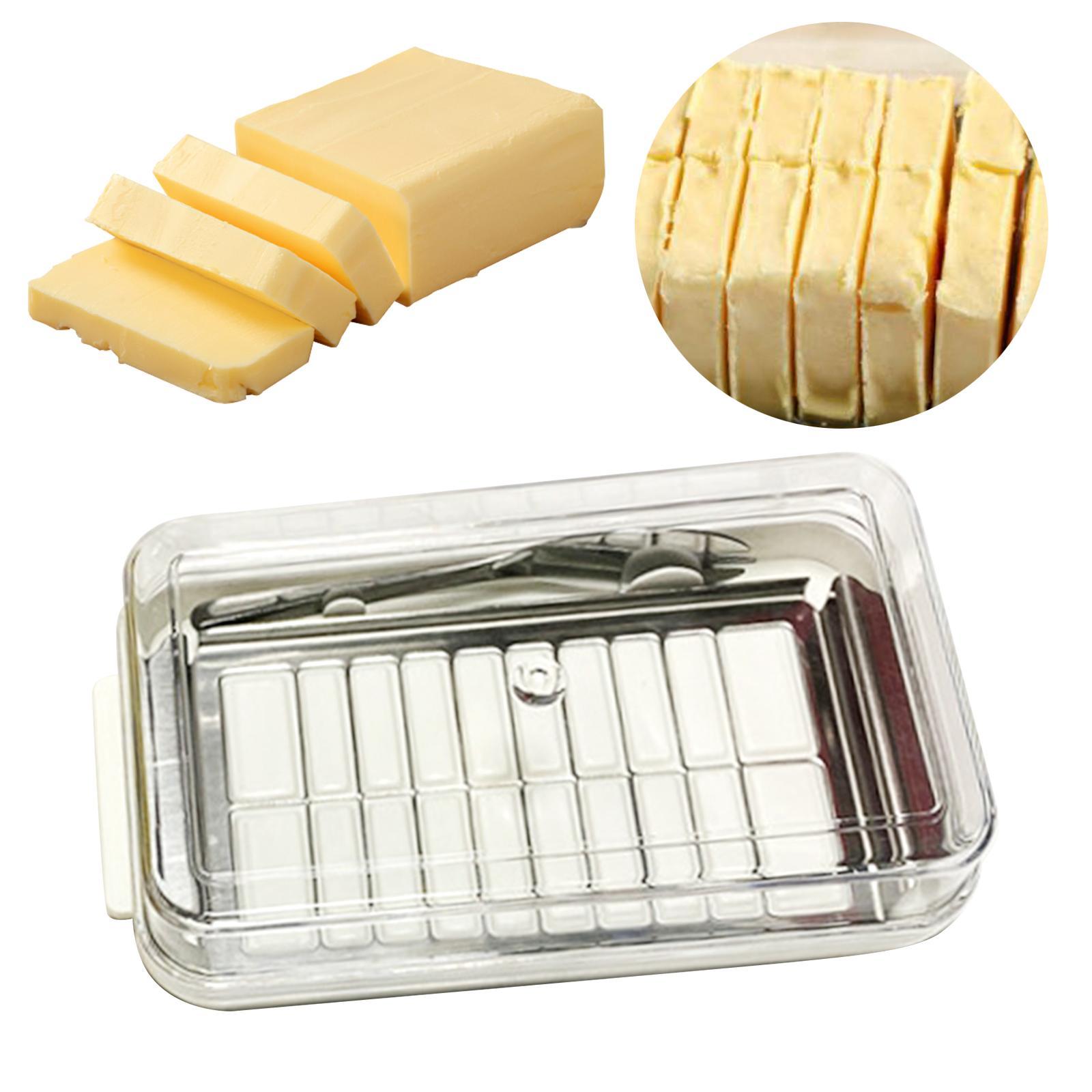 Butter  with Lid Butter Dish Container for Camping Home Countertop