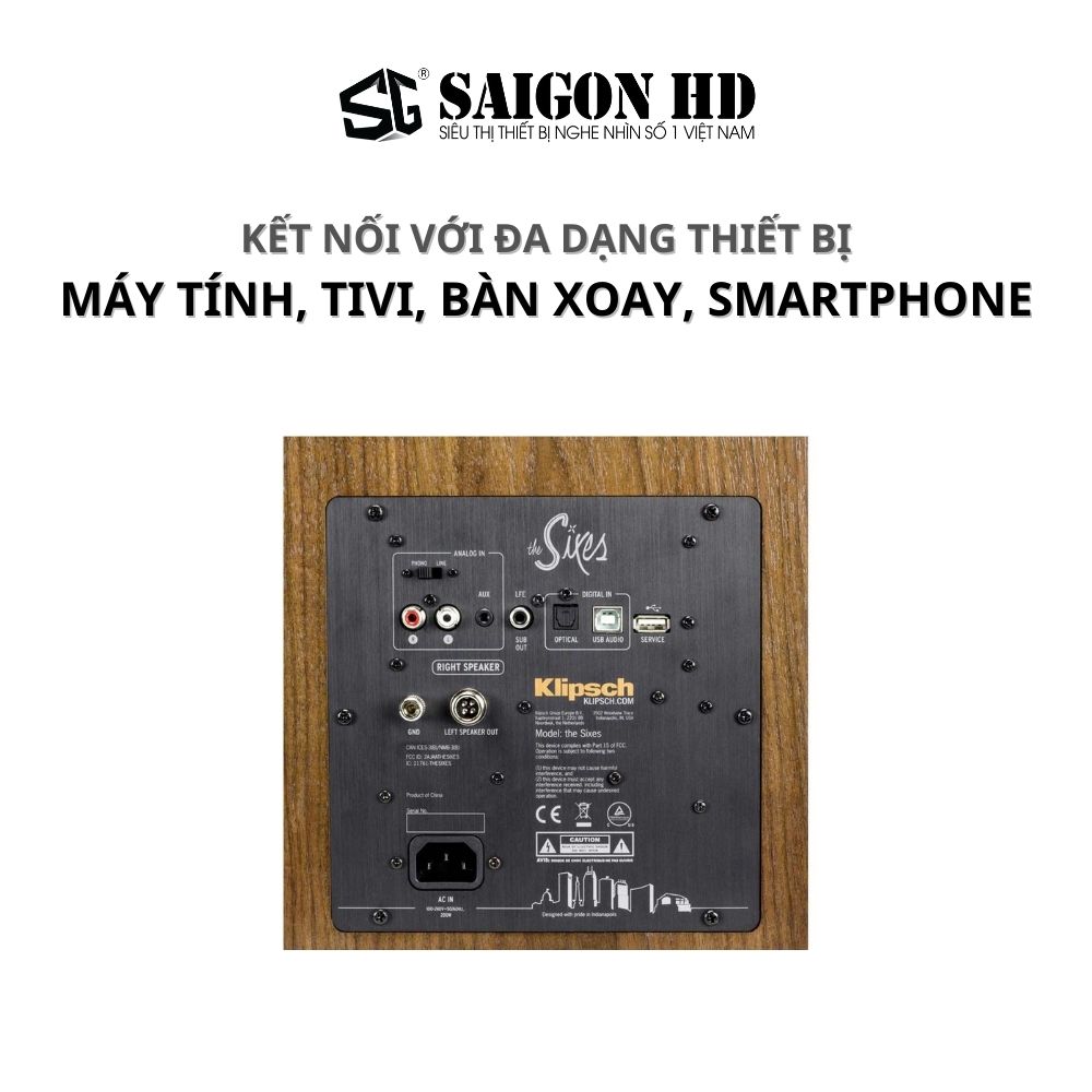 Loa Bluetooth Klipsch The Sixes - Hàng Chính Hãng