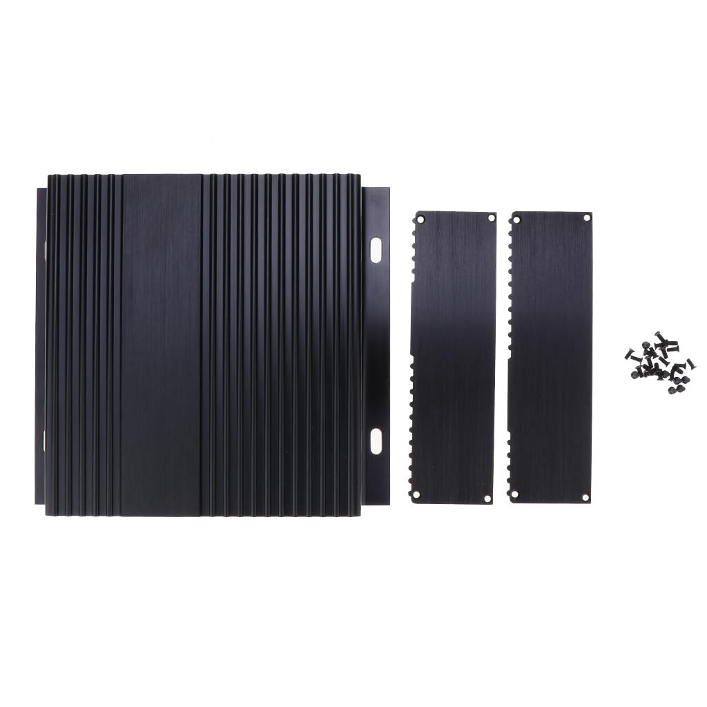 Vỏ Nhôm, Vỏ Hộp điện Tử Màu đen Vỏ PCB DIY