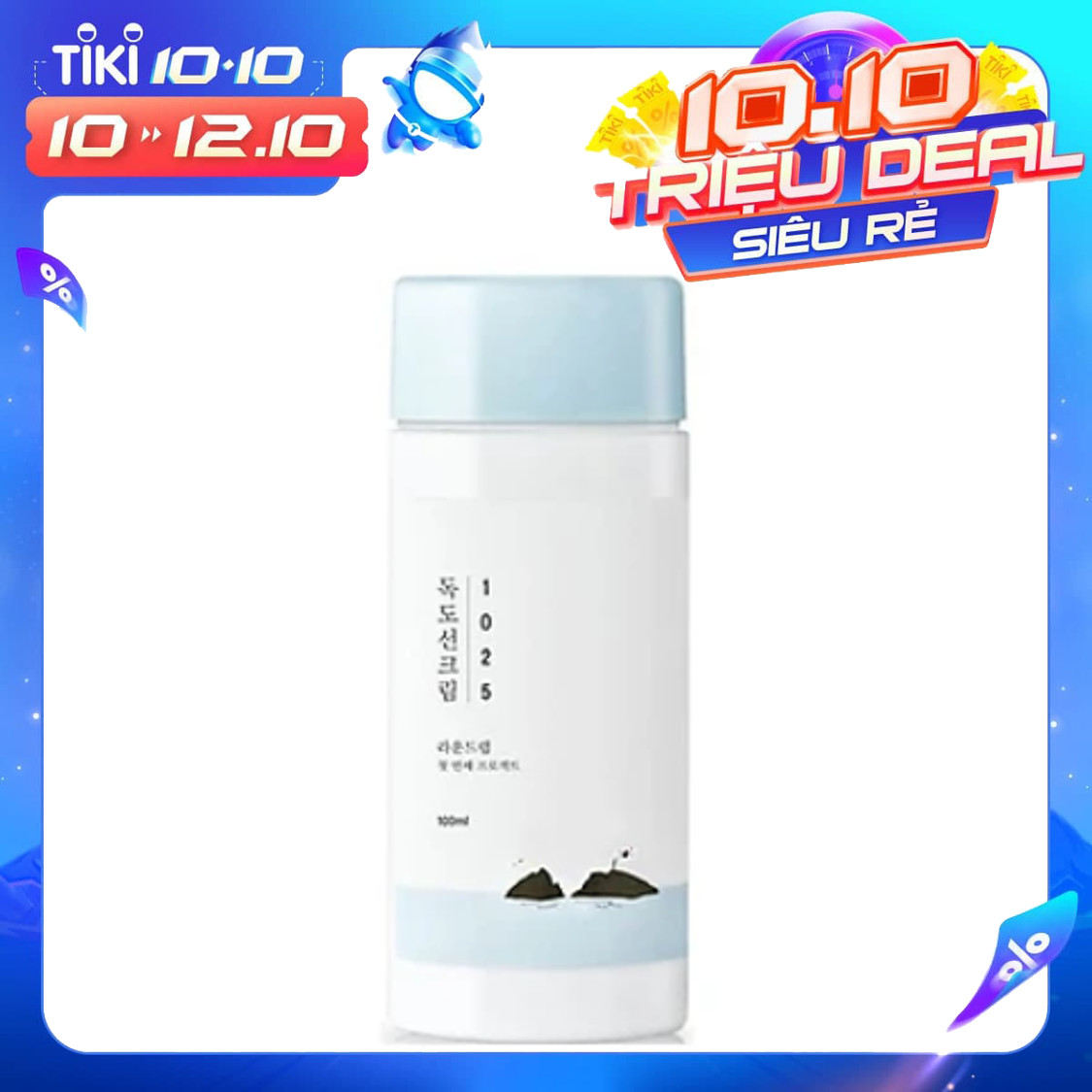 Kem Chống Nắng Vật Lý Round Lab 1025 Dokdo Sun Screen SPF50+ PA++++ Dạng Sữa Roundlab 100ml