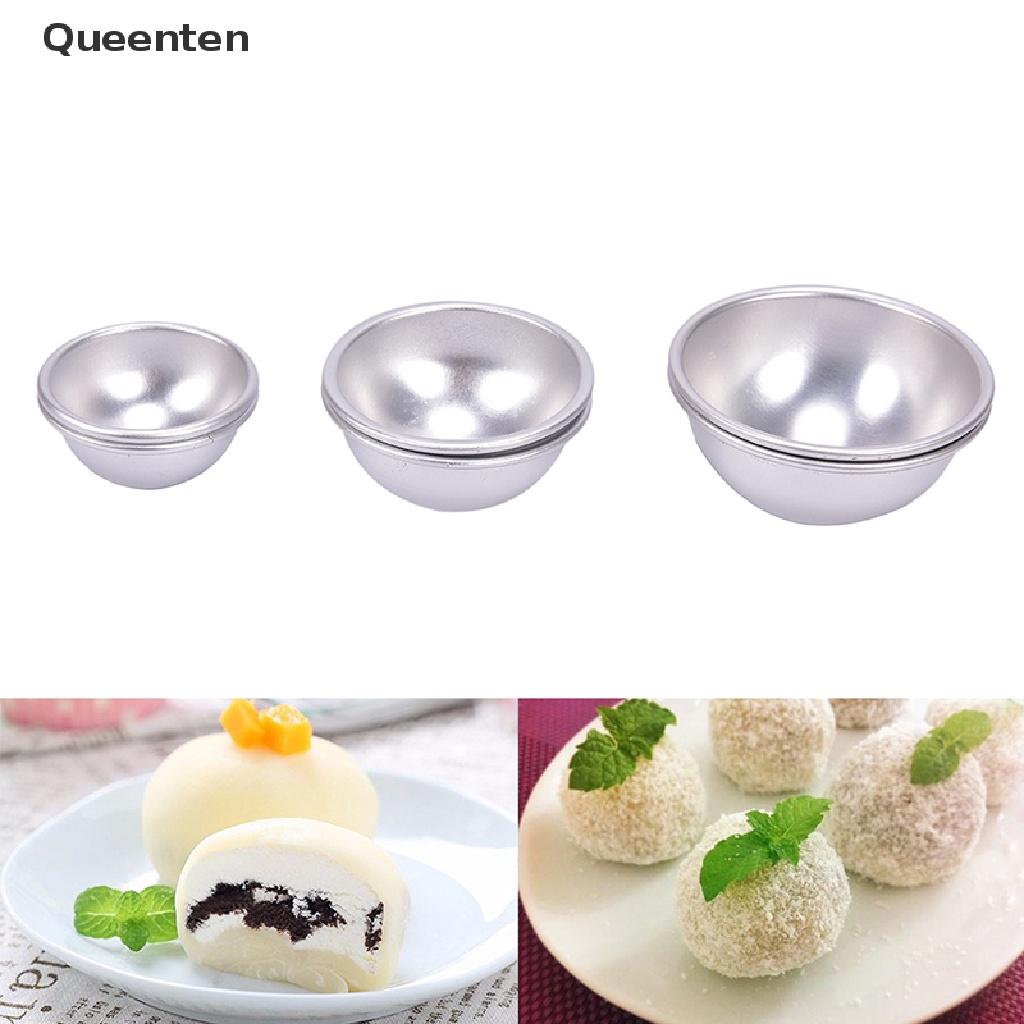 Queenten Kitchen Sphere Bath Cake Pastry Mould Bomb Mold Pan Tin Baking 3D Aluminum VN