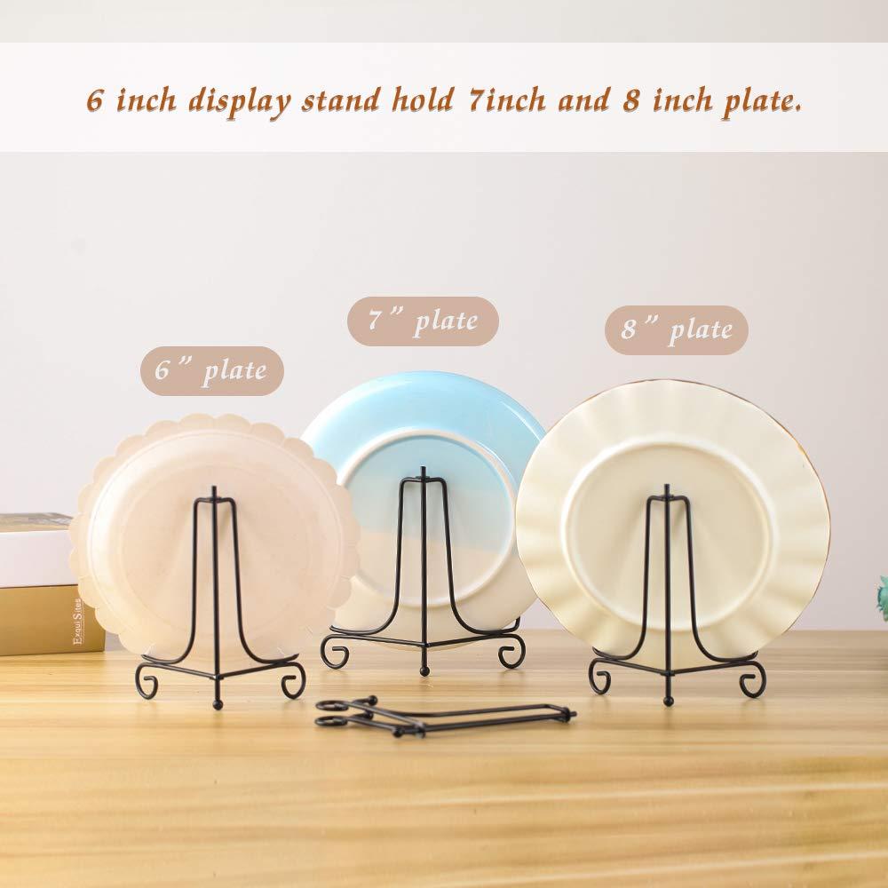 Bộ 4 cây cầu màu đen màn hình trang trí cho ảnh, khung cho hình ảnh, sách bếp, tấm trang trí, tranh và các tác phẩm nghệ thuật, 4 inch