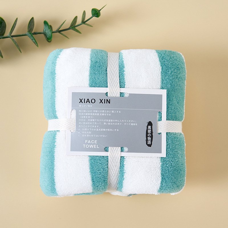 Combo 4 - Khăn mặt siêu thấm chất liệu 100 cotton siêu mềm mại thoải mái 87100 - 4 cái-87100