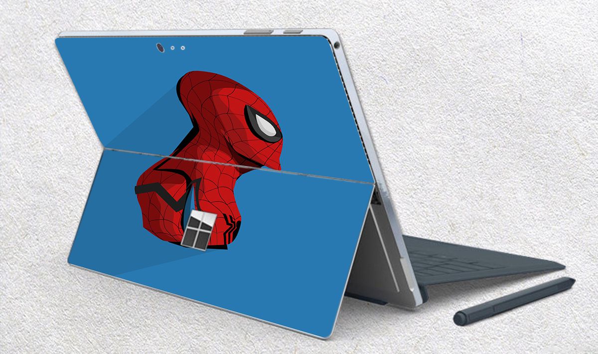 Skin dán hình người nhện Spiderman cho Surface Go, Pro 2, Pro 3, Pro 4, Pro 5, Pro 6, Pro 7, Pro X
