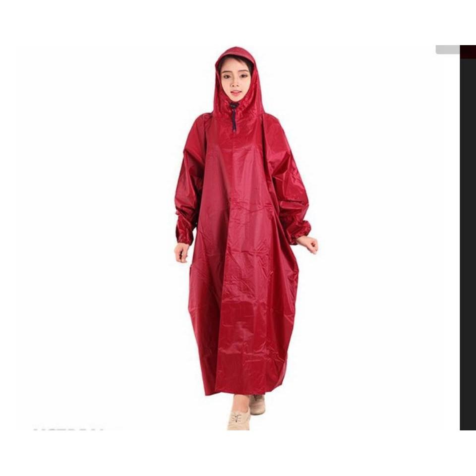 Áo mưa bít trơn vải dù kháng nước