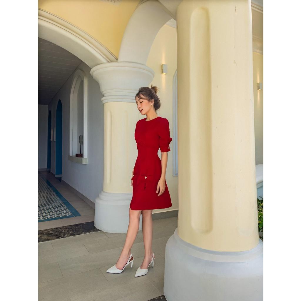Luna Dress| đầm Tweed cao cấp tay ngắn Story.clothes thời trang nữ