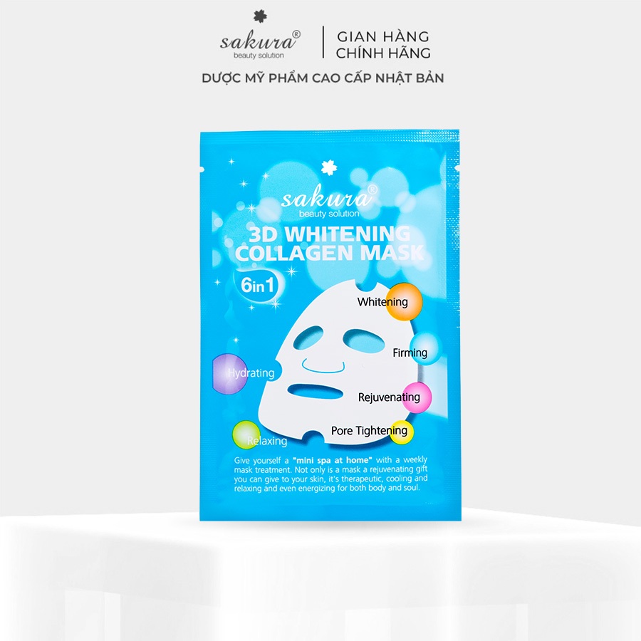 [Quà tặng] 1 Mặt nạ dưỡng trắng Sakura