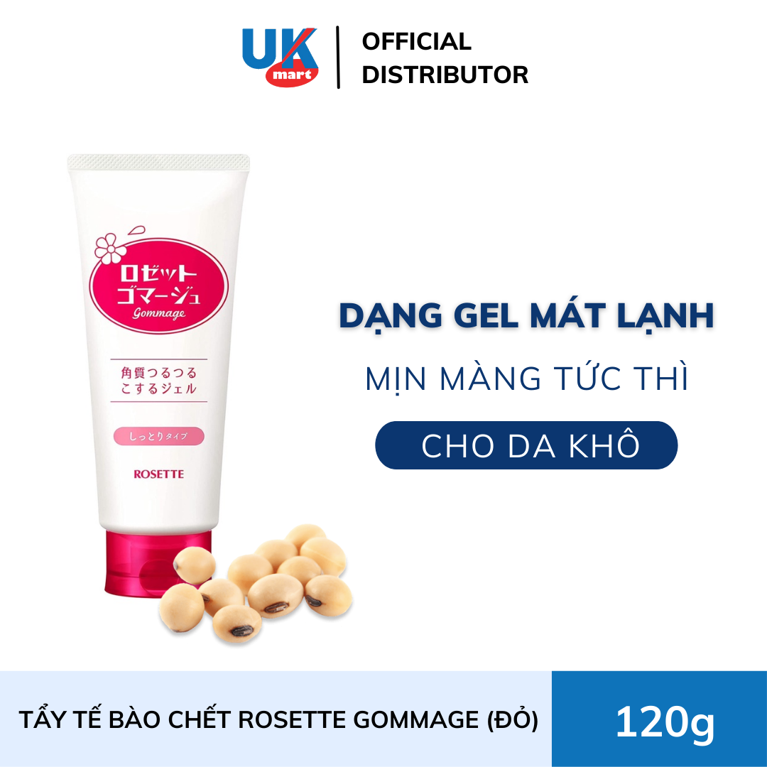 Tẩy Tế Bào Chết Rosette Gommage Nhật Bản Hàng Chính Hãng 120g