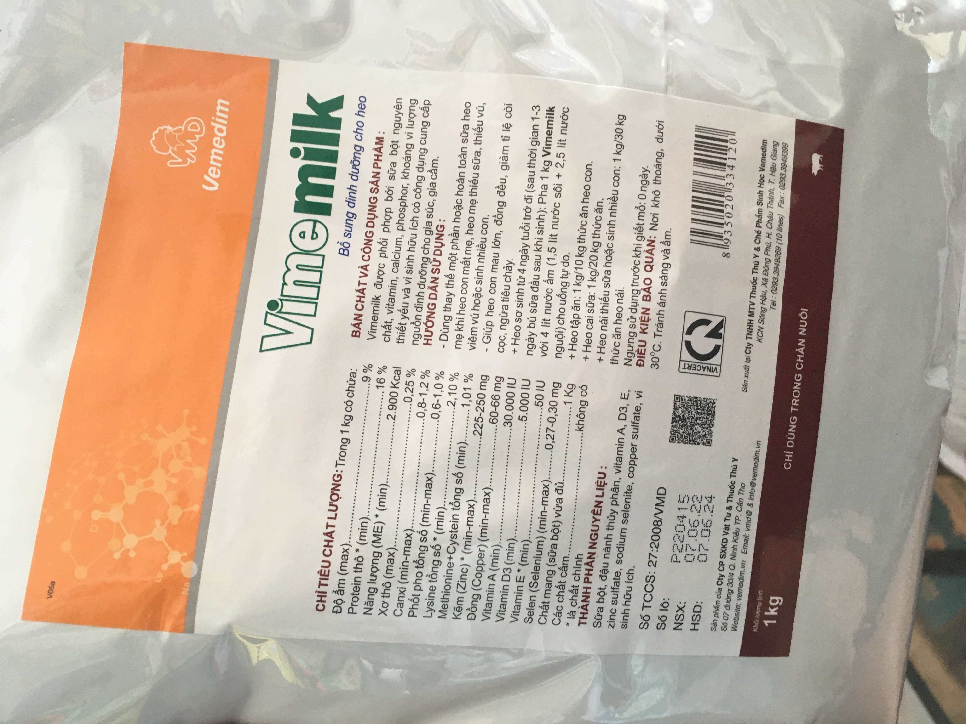 Vime milk sữa thay thế cho heo con , ao hồ bể