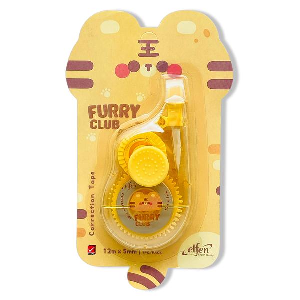 Xóa Kéo Furry Club - 5mm x 12m - Elfen - Mèo Vàng