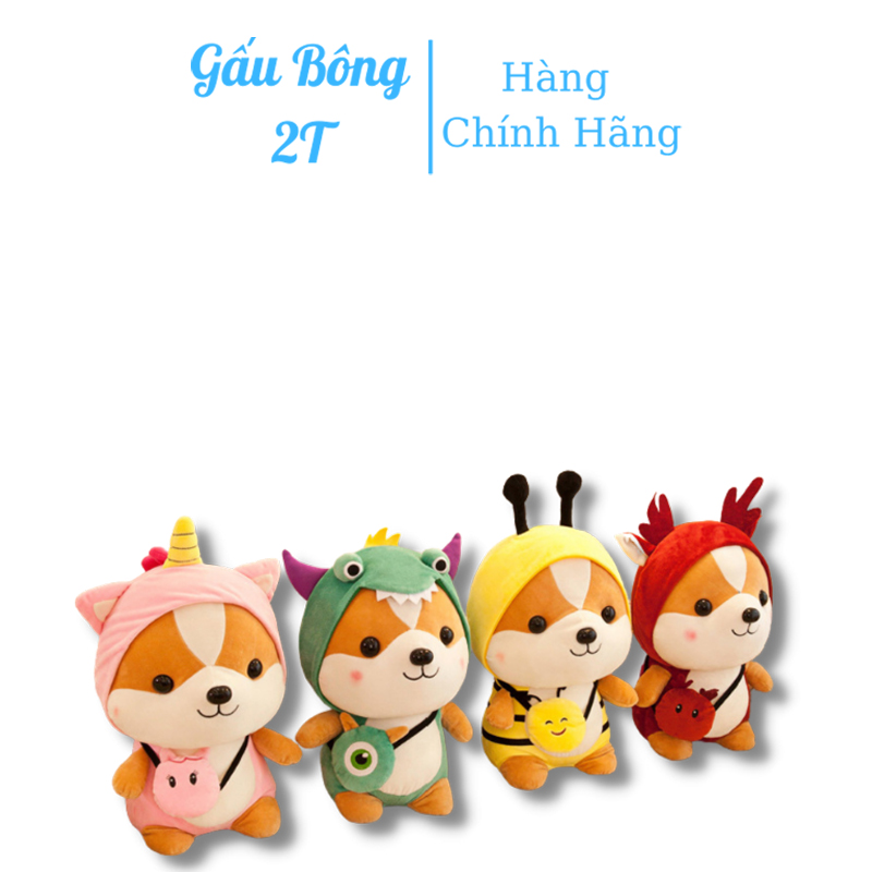 Gấu Bông Sóc Con Cosplay Cute- Gấu Bông 2T-Thú Bông Chibi Với Vải Nhung Co Giãn Lót Bông Gòn Cao Cấp