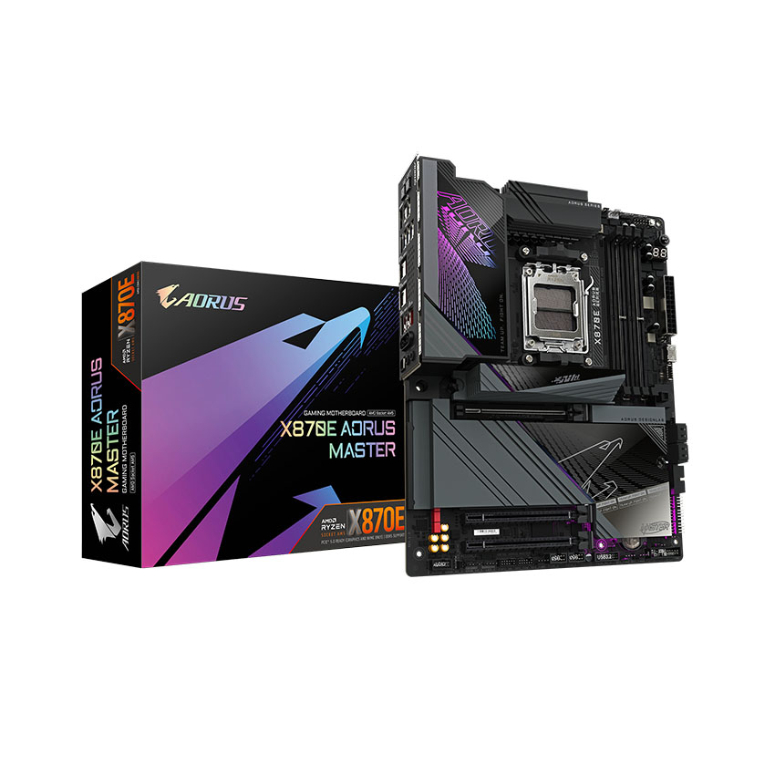 Bo Mạch Chủ Main Gigabyte X870E AORUS MASTER Socket AM5 - Hàng Chính Hãng