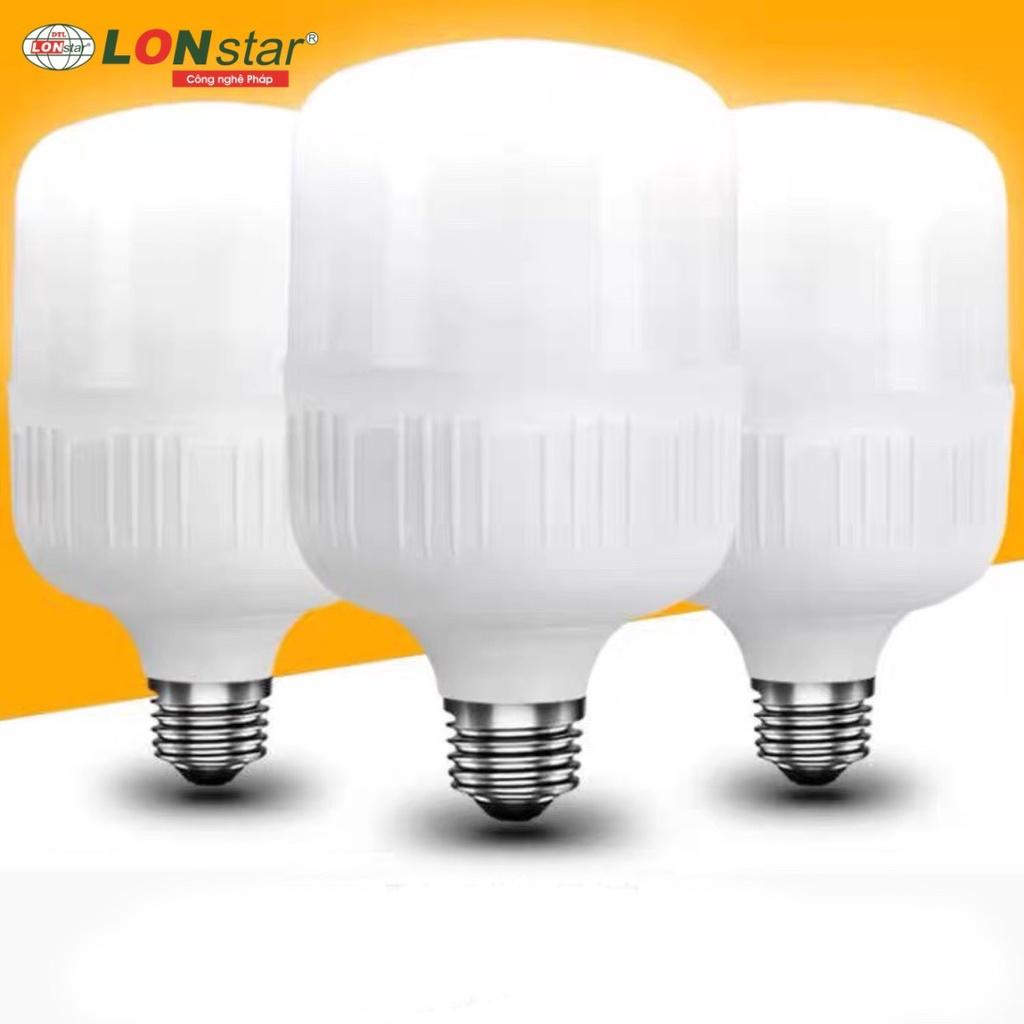 Bóng Đèn Led Bulb Trụ Tròn,Bóng Led Trụ Nhựa Đui E27 Công Suất 30W,40W,50W LONstar