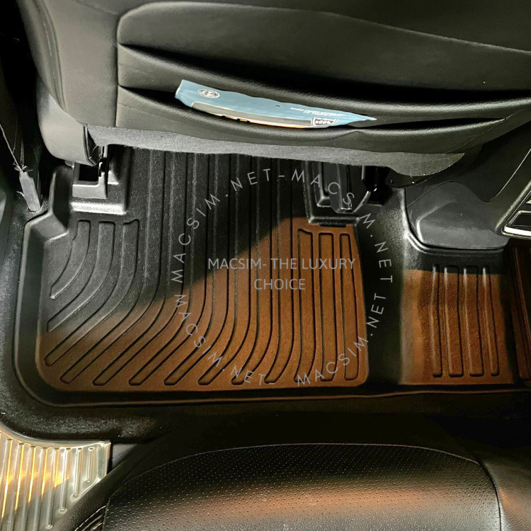 Thảm lót sàn xe ô tô Subaru Forester 2019+ Nhãn hiệu Macsim chất liệu nhựa TPE cao cấp màu đen