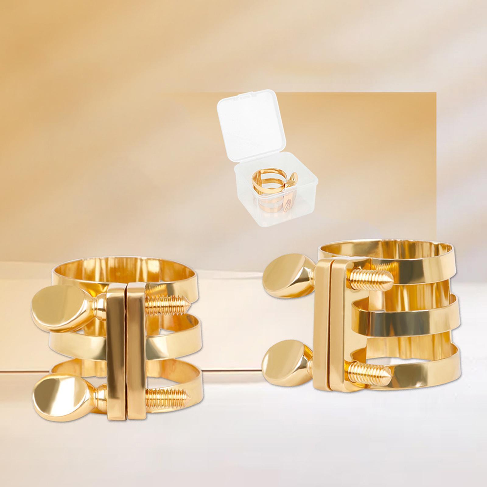 Copper Sax Ligature for Tenor/Alto/Soprano Saxophone Bakelite Clarinet