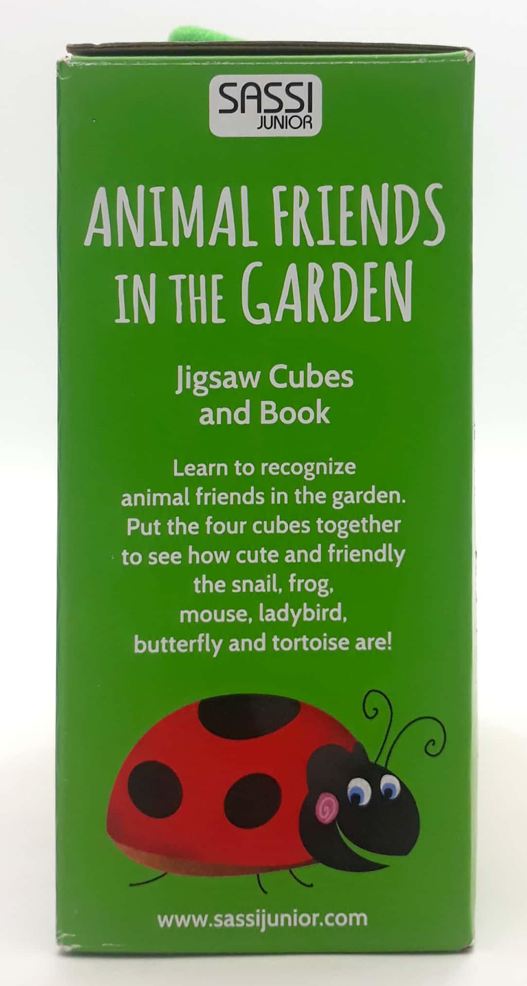 Animal Friends In The Garden (Jigsaw Cubes & Book)