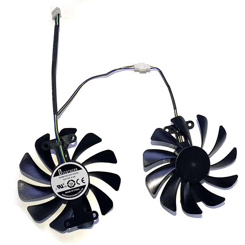 2PCS 95MM 4PIN 12V GTX 1070 GPU Fan For  KFA2 GALAXY GeForce GTX 1070 1070Ti 1080 EXOC SNPR Graphics Card cooling replace Fans