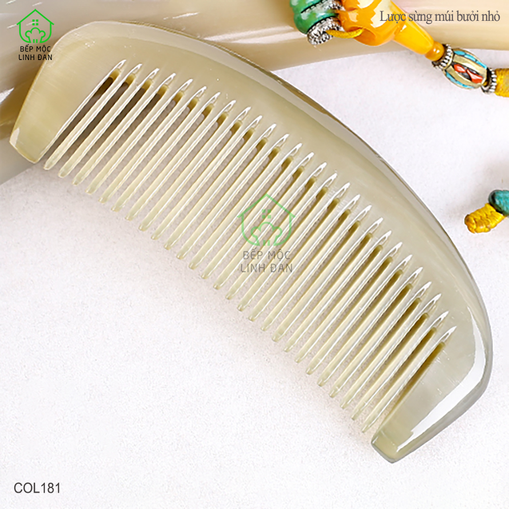 Lược Sừng Múi Bưởi xuất Nhật Phụ Kiện Bỏ Túi Tiện Dụng