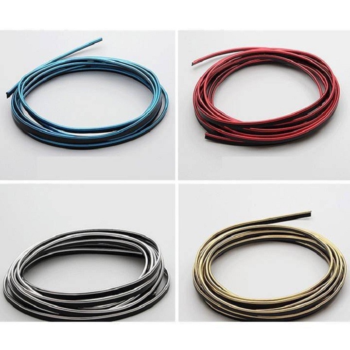 Cuộn Dây 5m Trang Trí Viền Nội Thất Xe Ô Tô Đẹp Mắt DIY