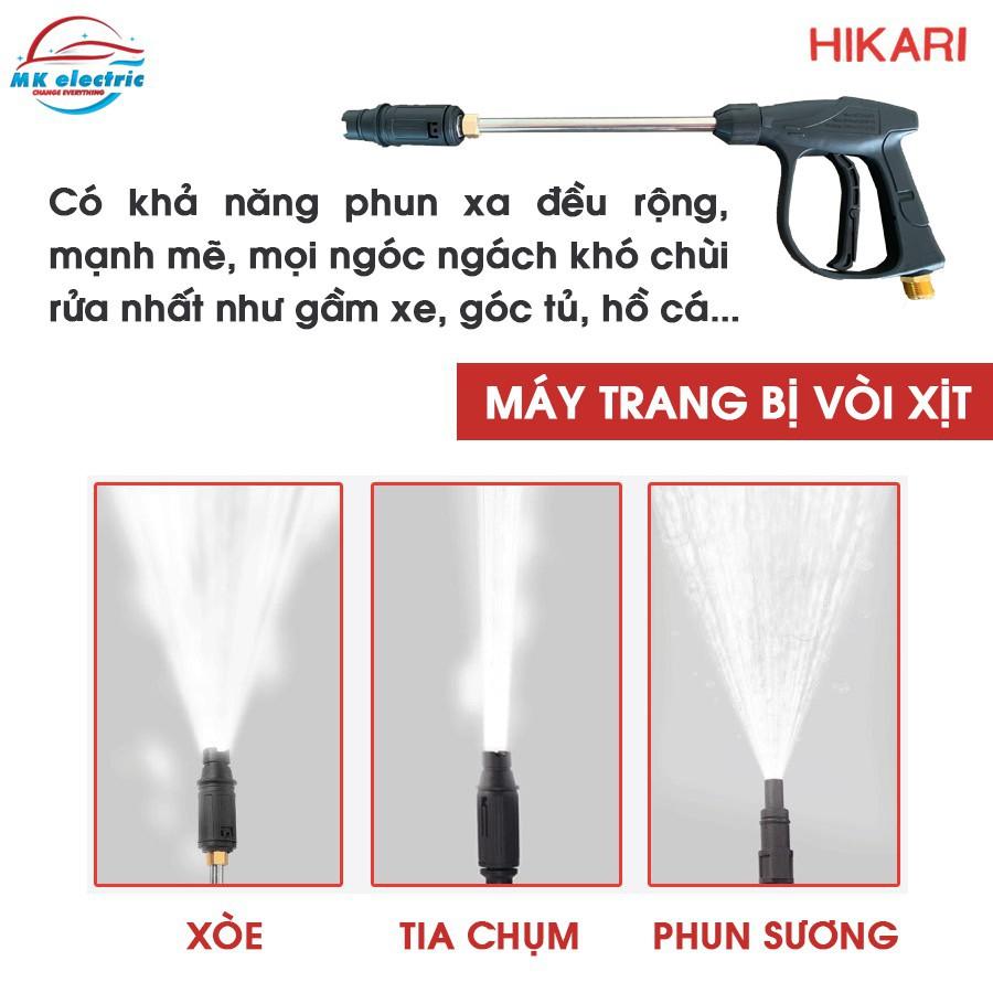 Máy rửa xe mini, Máy xịt rửa cao áp HK-H3 - Có áp chống giật + Chống cháy