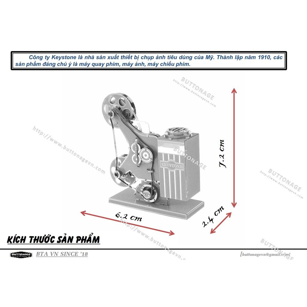 Mô Hình Lắp Ráp 3d Máy Chiếu Phim Cổ Điển Keystone