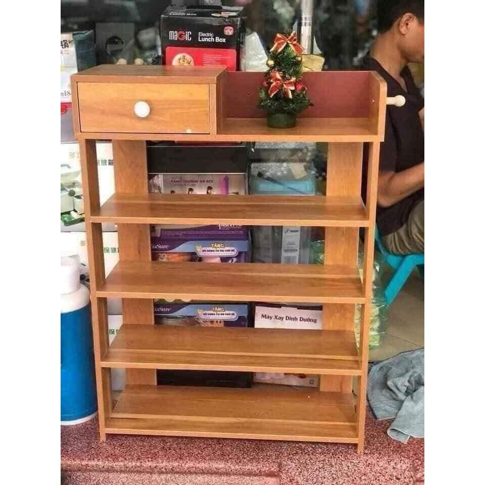 Tủ Giày Gỗ 5 Tầng, Kệ Để Giày Dép Có Ngăn Kéo
