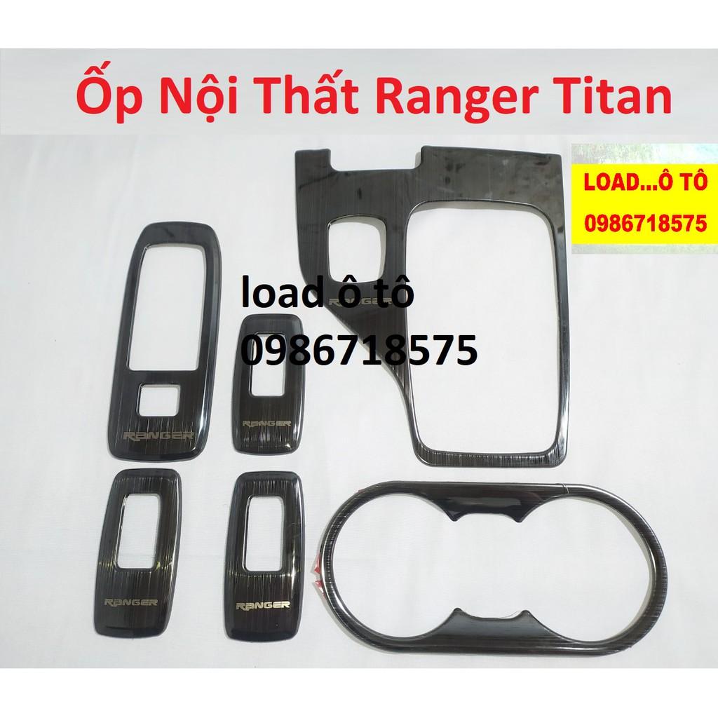 Ốp Nội Thất Titan Xe Ford Ranger 2021-2016 bản XLS, WT số TỰ ĐỘNG Cao cấp