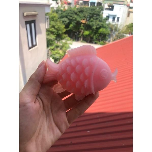 Khuôn silicon cá chép tròn