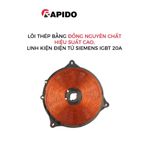 Bếp Từ Đơn Rapido RI2000ES - Hàng Chính Hãng