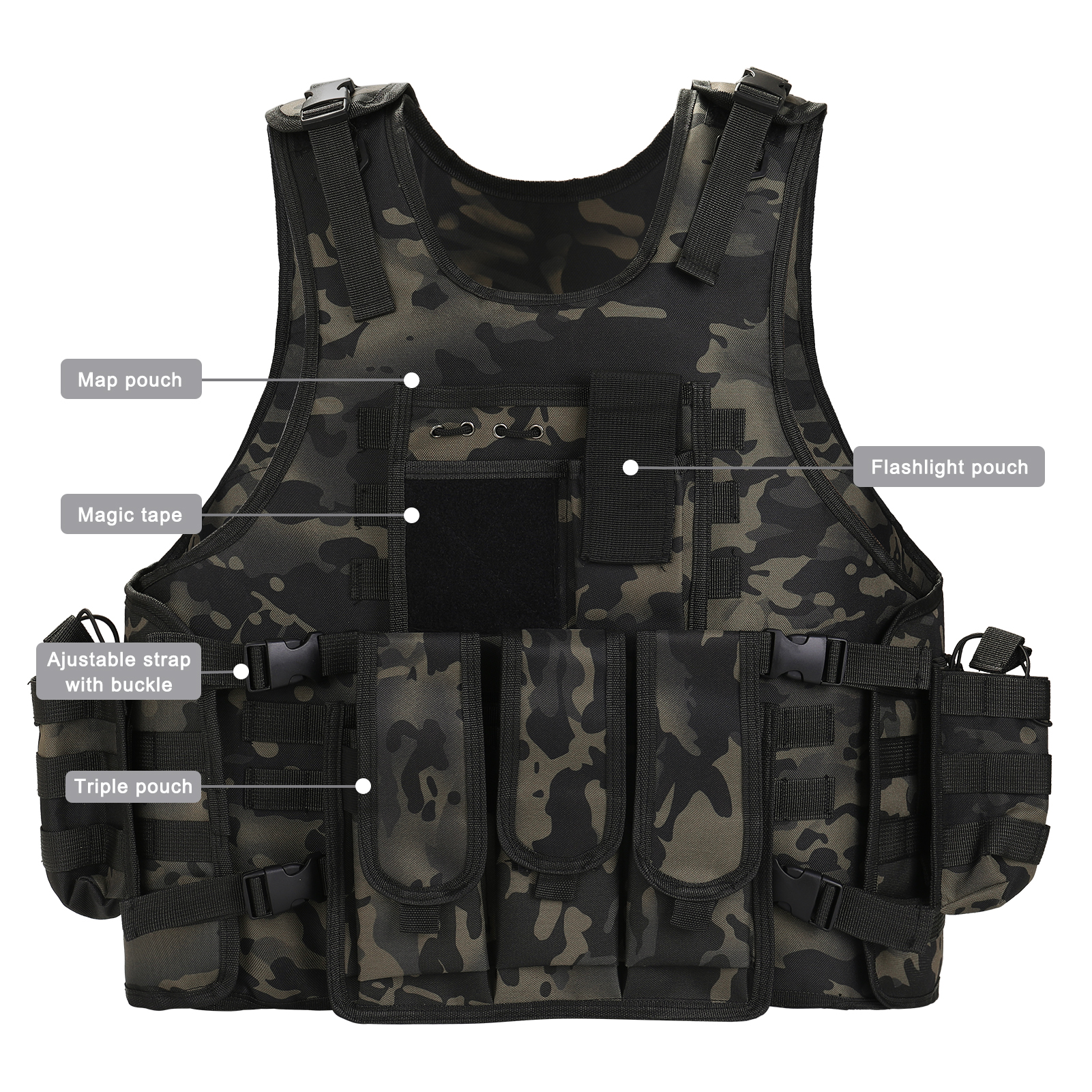 Áo Vest chiến thuật phong cách quân đội cá tính