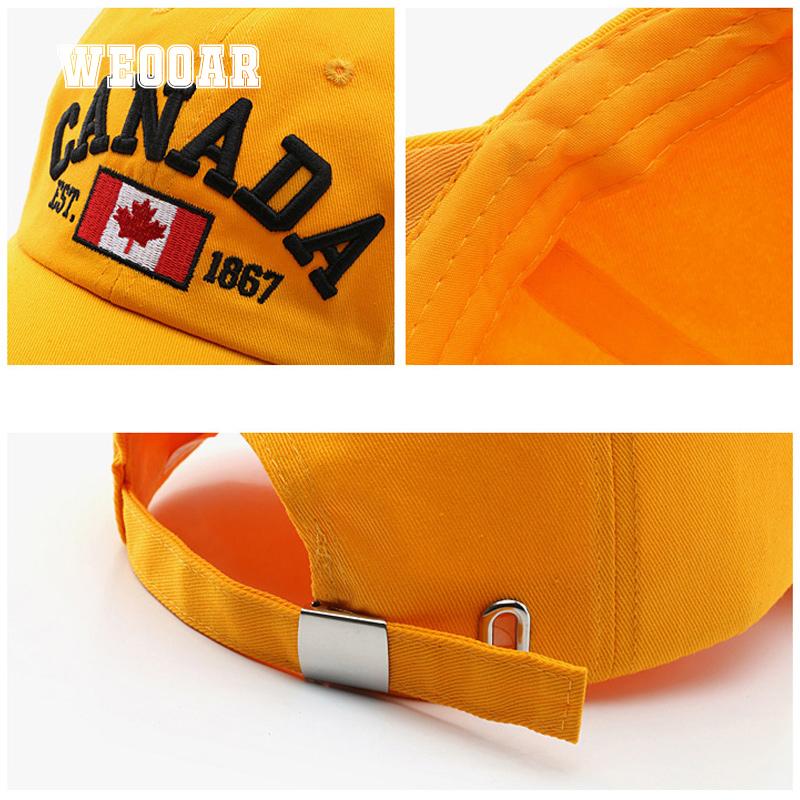 Weooar canada Xóa xương Mũ bóng chày nam cho phụ nữ mũ Snapback 2022 Cotton Golf Trucker Mũ Hip Hop Mũ MZ140 Color: Army Green Size: 55-60cm