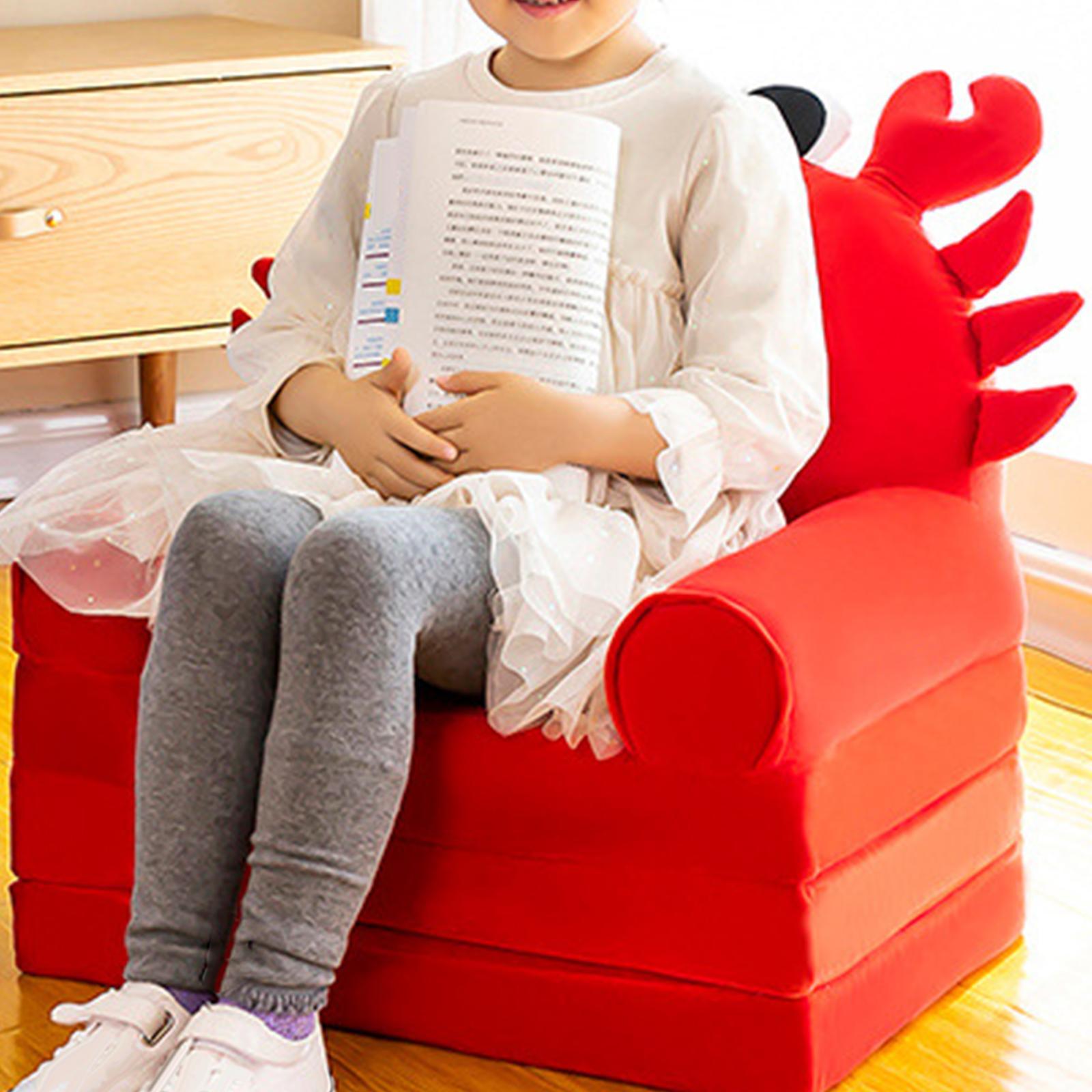 2x Kids Couch Cover Washable Foldable Protect Furniture for Home Living Room