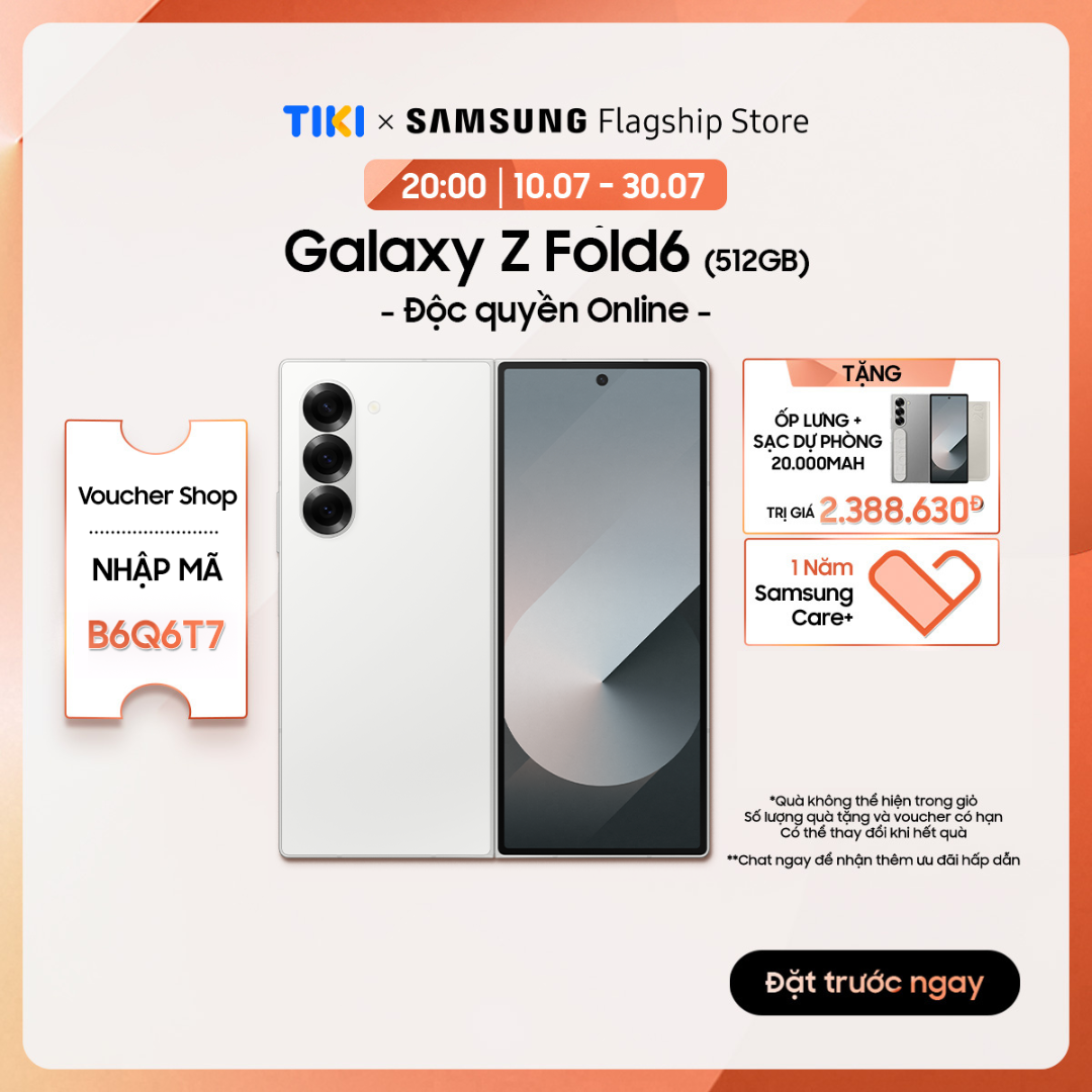 Điện thoại Samsung Galaxy Z Fold6 12GB/512GB - Độc quyền online - Hàng chính hãng