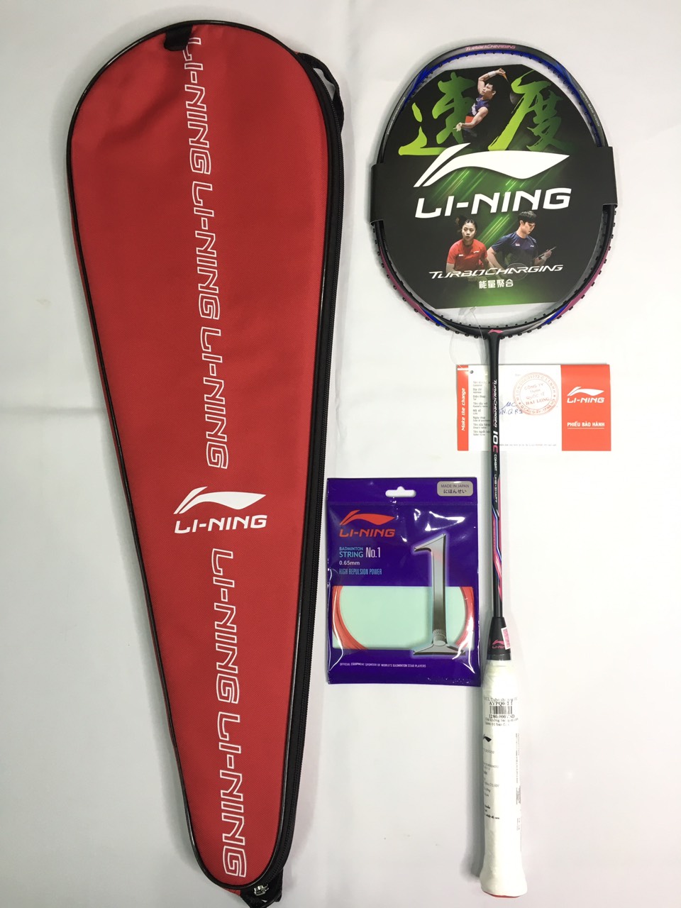 Vợt Cầu Lông Li-Ning Turbo Charging 10C Tặng Cước Li-Ning + Công Căng Vợt + Bao Đựng Vợt