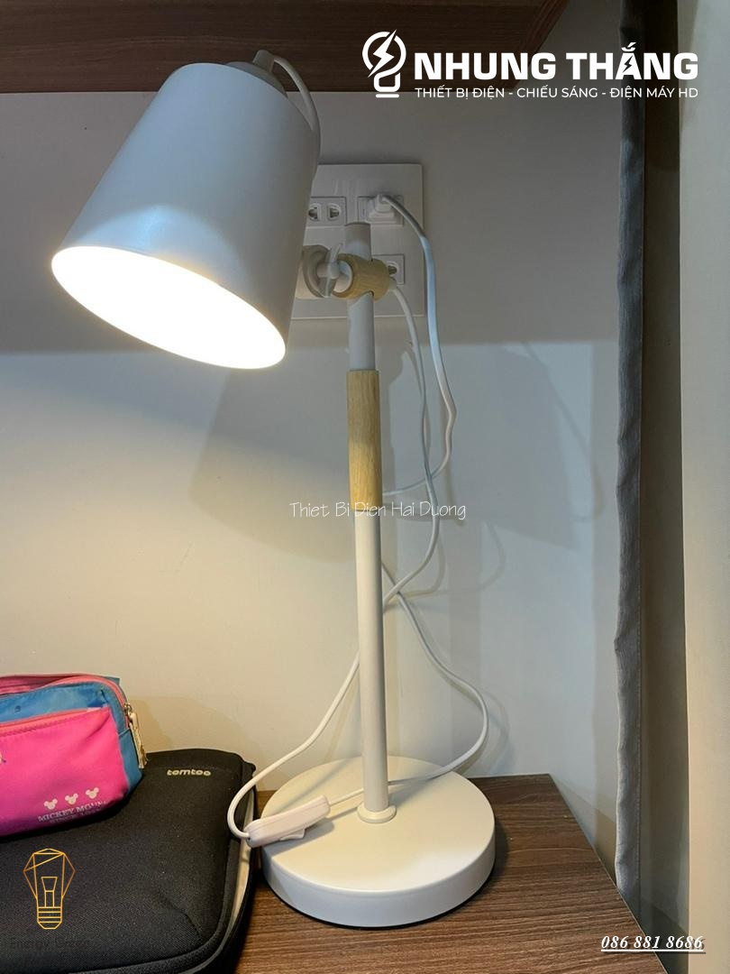 Đèn Để Bàn Làm Việc Vintage DB-3040 - Kèm bóng LED - Có Video