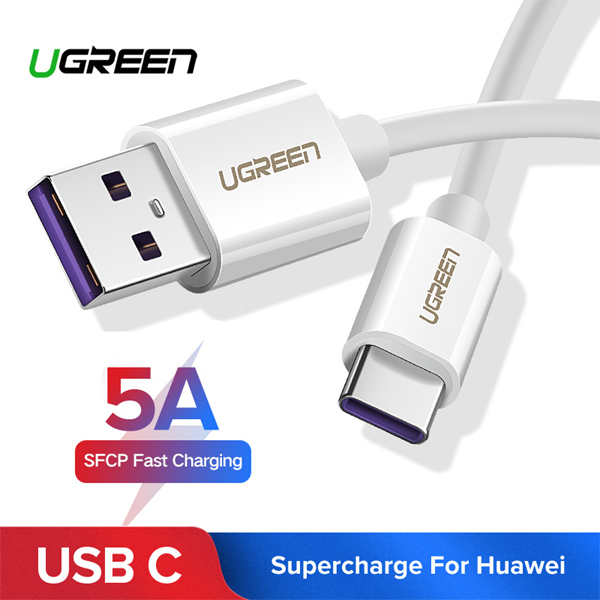 Cáp USB Type C to USB 2.0 hỗ trợ sạc 5A Ugreen 40888 dài 1m chính hãng