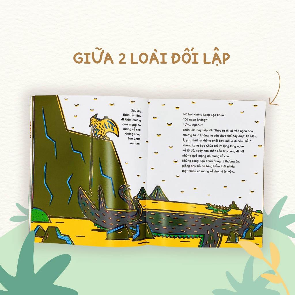 Sách - Tranh Truyện Ehon Nhật Bản - Tớ Là Khủng Long Bạo Chúa