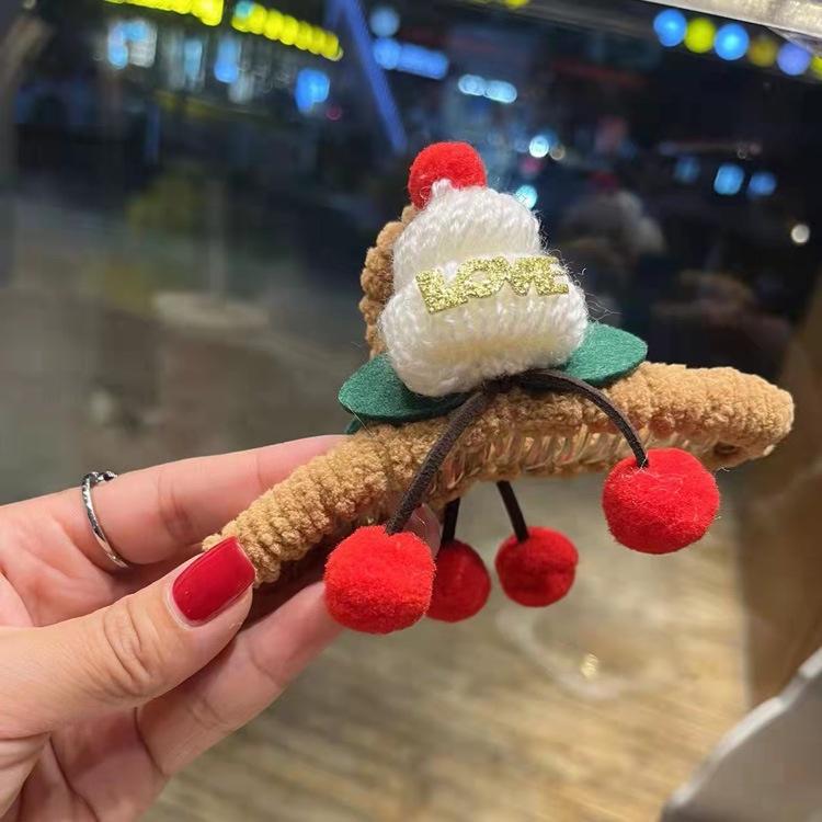 Kẹp càng cua đan len cute - UniLabel