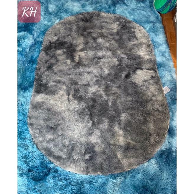 Thảm lông hình Ovan 1mx1m6