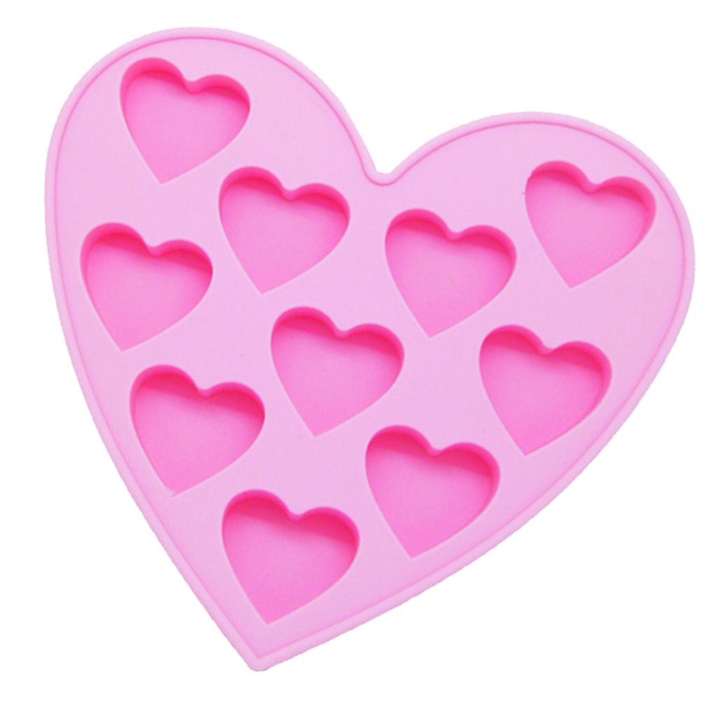 Star Heart Silicone Mould Mold Chocolate Candy Gummy Maker Ice Jelly Tray