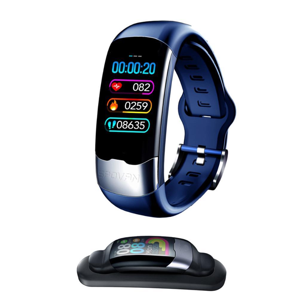 H02 Sport Fitness Tracker M4 Smart Heart Rate Monitor Wristband Blue