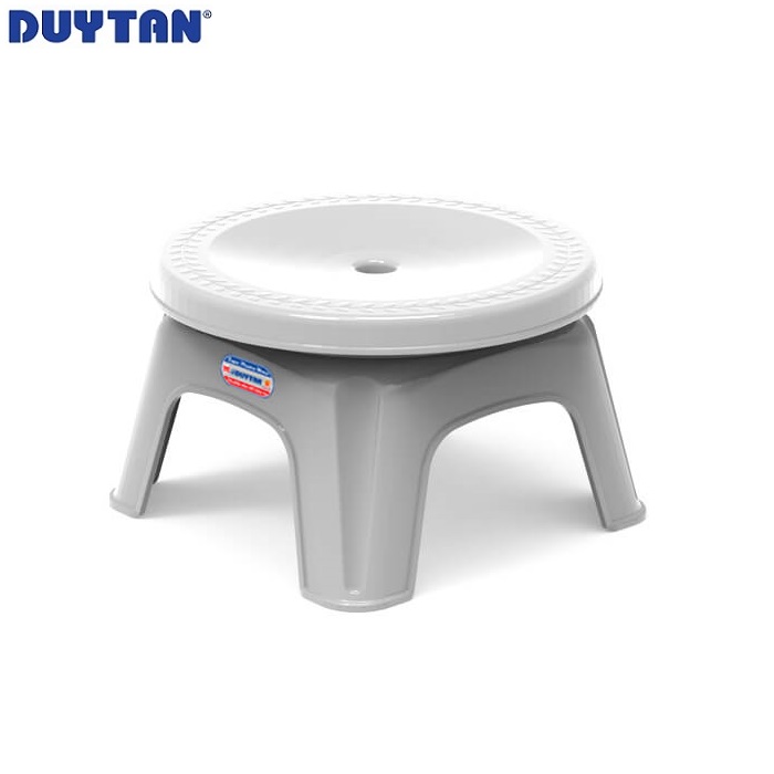 Ghế mini tròn nhựa Duy Tân (22,6 x 22,6 x 14 cm) - 08487 - Giao màu ngẫu nhiên - Hàng chính hãng