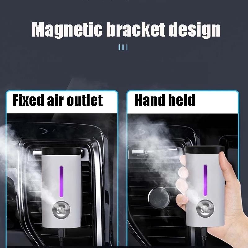 Máy Tạo Độ Ẩm Không Khí Loại Bỏ Tĩnh Điện Làm Sạch Không Khí Chăm Sóc Da Nano Công Nghệ Tắt Tiếng Thiết Kế Đèn LED Máy Phun Sương Tạo Độ Ẩm