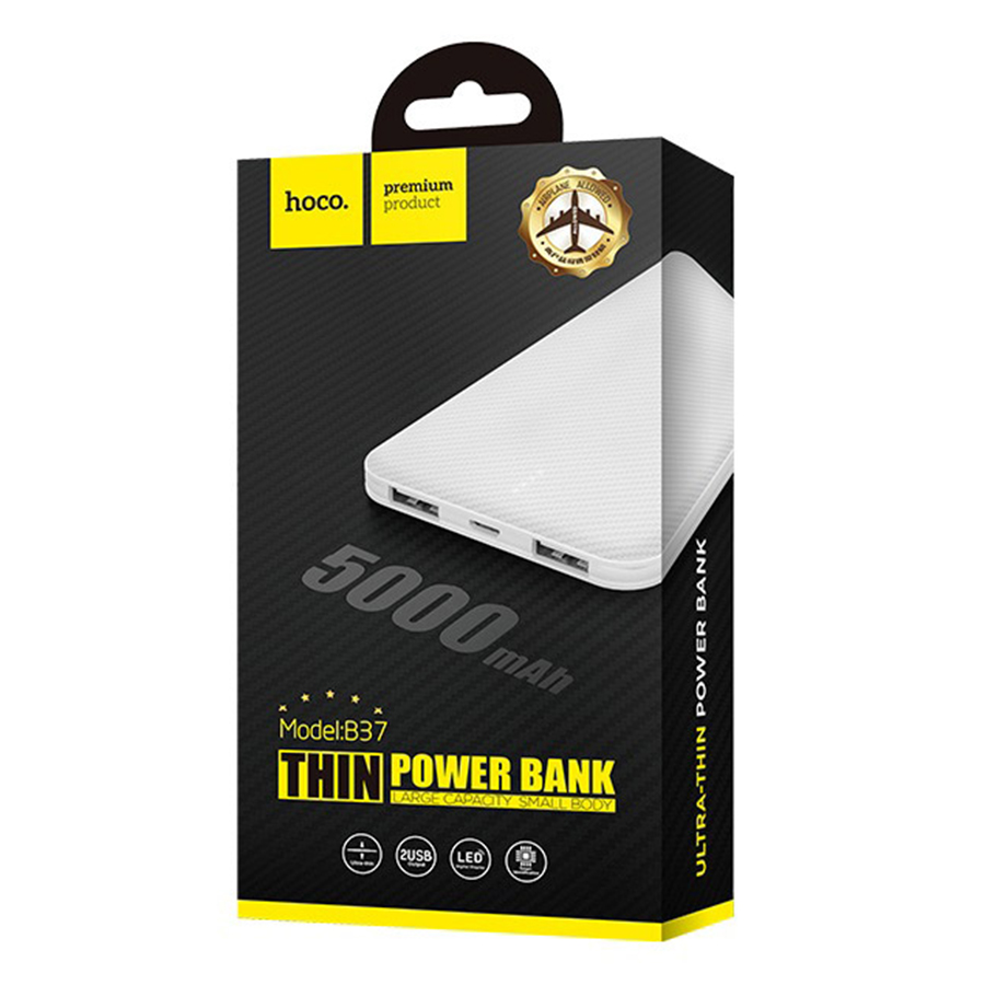 Pin Sạc Dự Phòng Hoco B37 5000mAh