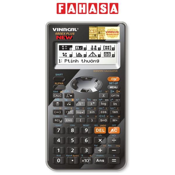 Máy Tính Vinacal 680EX Plus New - Màu Đen