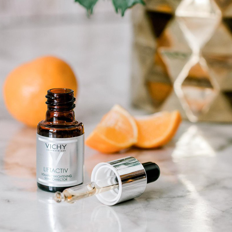 Bộ Dưỡng Chất (Serum) 15% Vitamin C Nguyên Chất Giúp Làm Sáng Và Cải Thiện Làn Da Lão Hóa Vichy Lifactiv Vitamin C 10ml  Và Dưỡng Chất Mineral 89 10ml